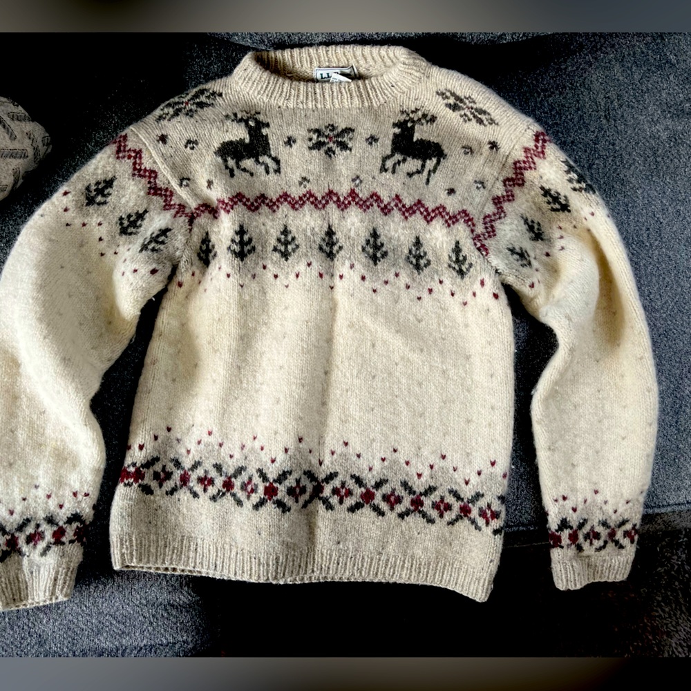 LL Bean wool Sweater men’s small
